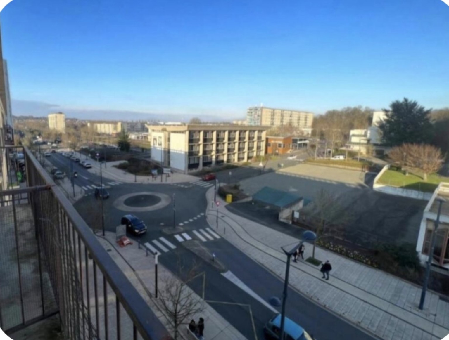 Vue depuis le balcon
